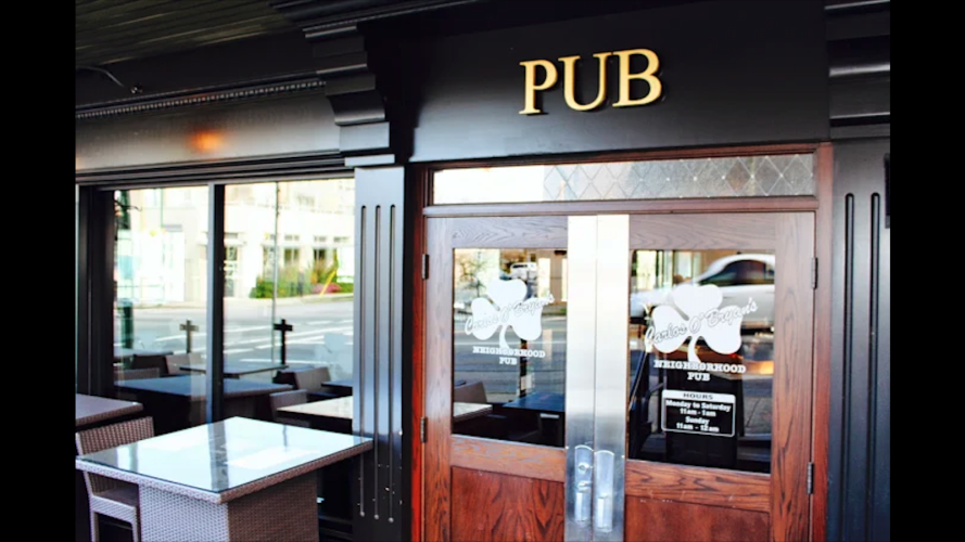 PUB Sign over Front Door